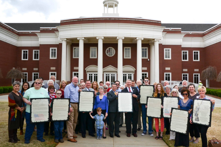 The Dedication and Placement in Columbia County